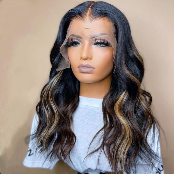 lace wigs highlight 1bt27 ombre color 13x4 front human hair wig 150% density body wave, Black;brown
lace wigs highlight 1bt27 ombre color 13x4 front human hair wig 150% density body wave, Black;brown