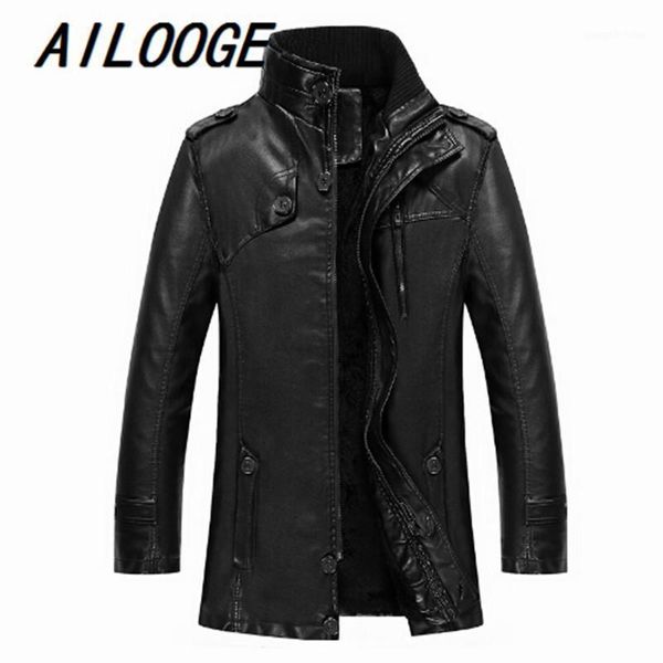 men's fur & faux autumn&winter thicking men jacket stand collar long pu leather fleece warm zipper mens jackets coats jaqueta masculina, Black
men's fur & faux autumn&winter thicking men jacket stand collar long pu leather fleece warm zipper mens jackets coats jaqueta masculina, Black