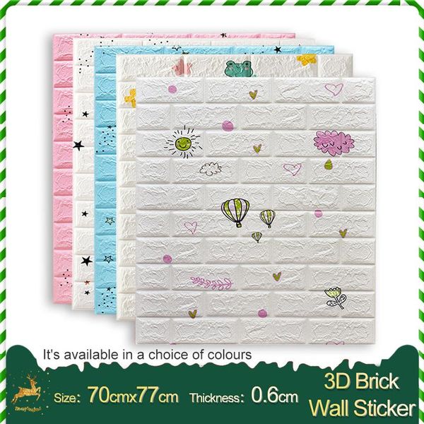 wall stickers 3d brick cartoon animal pattern sticker for kids room kitchen living diy self-adhesive waterproof pe foam panel sticke
wall stickers 3d brick cartoon animal pattern sticker for kids room kitchen living diy self-adhesive waterproof pe foam panel sticke