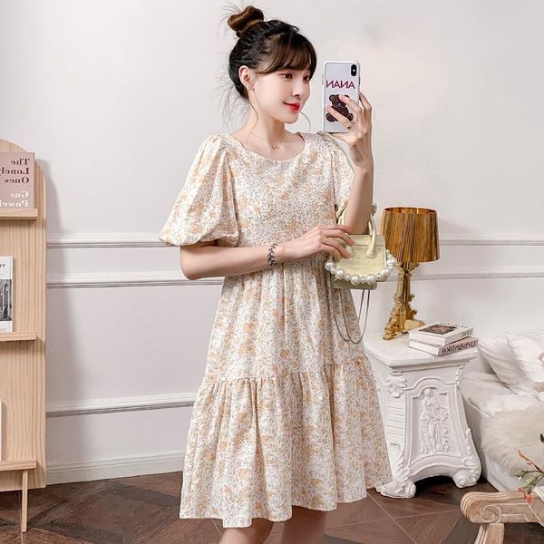 maternity dresses 645# dress summer short sleeves floral o neck loose fashion plus size midi pregnant women, White
maternity dresses 645# dress summer short sleeves floral o neck loose fashion plus size midi pregnant women, White