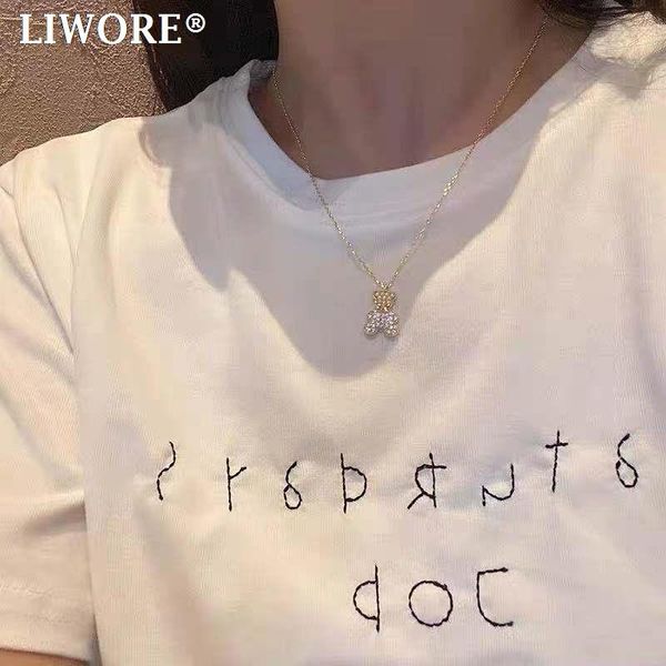 pendant necklaces liwore cute bear pearl necklace for women fashion long golden 2021 trend jewelry, Silver
pendant necklaces liwore cute bear pearl necklace for women fashion long golden 2021 trend jewelry, Silver