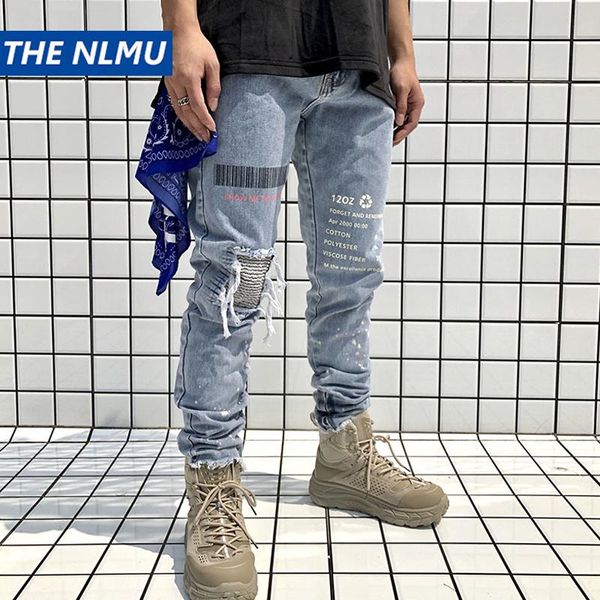 men hip hop skinny jeans letter hole patch distressed vintage jogger denim pant slim fit casual pants trousers wy764 men's, Blue
men hip hop skinny jeans letter hole patch distressed vintage jogger denim pant slim fit casual pants trousers wy764 men's, Blue