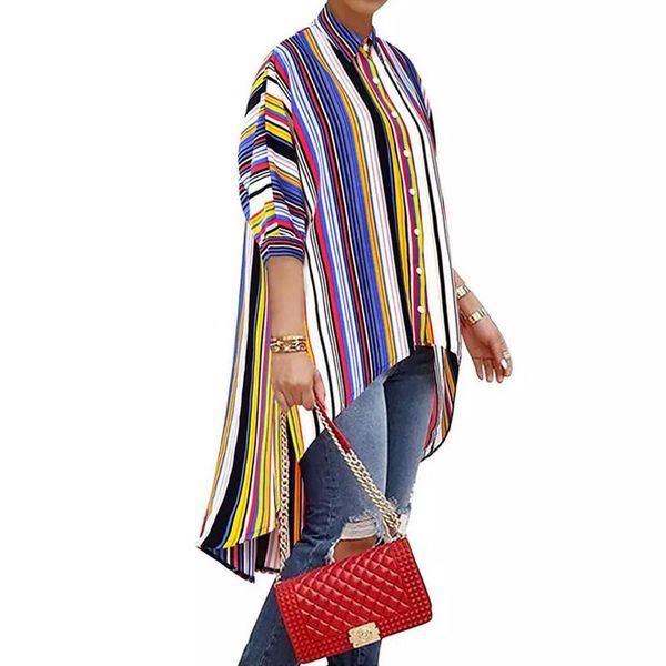 women's blouses & shirts womens stripe shirt female loose ladies office long sleeve casual plus size women blusas, White
women's blouses & shirts womens stripe shirt female loose ladies office long sleeve casual plus size women blusas, White