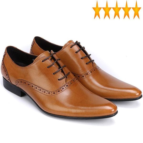 dress shoes mens genuine leather 2021 formal brogue man office party wedding lace up brown british retro pointed toe, Black
dress shoes mens genuine leather 2021 formal brogue man office party wedding lace up brown british retro pointed toe, Black
