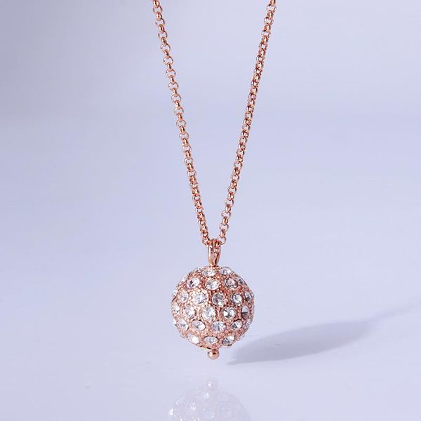 pendant necklaces simple and elegant temperament with zircon lucky metal ball necklace, Silver
pendant necklaces simple and elegant temperament with zircon lucky metal ball necklace, Silver