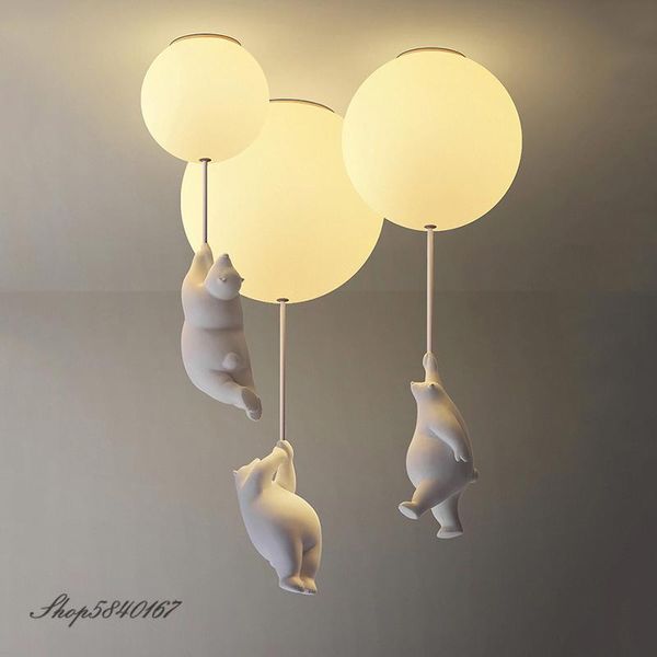 pendant lamps modern cartoon ceiling light polar bear hanging lamp for children room living bedroom loft art decor fixtures
pendant lamps modern cartoon ceiling light polar bear hanging lamp for children room living bedroom loft art decor fixtures