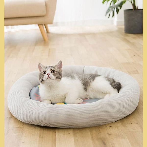 cat beds & furniture soft summer cooling supplies suitable for small/medium/large cats with non-slip bottom removable mat l69b
cat beds & furniture soft summer cooling supplies suitable for small/medium/large cats with non-slip bottom removable mat l69b