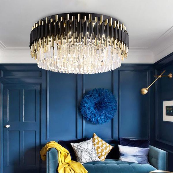 ceiling lights living room crystal chandelier for modern black cristal light fixture round bedroom decor lamp led indoor lighting
ceiling lights living room crystal chandelier for modern black cristal light fixture round bedroom decor lamp led indoor lighting