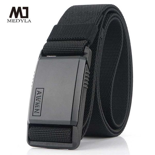medyla nylon belt metal magnetic buckle adjustable belts for men military combat elastic belts wear-resistant 220125, Black;brown
medyla nylon belt metal magnetic buckle adjustable belts for men military combat elastic belts wear-resistant 220125, Black;brown