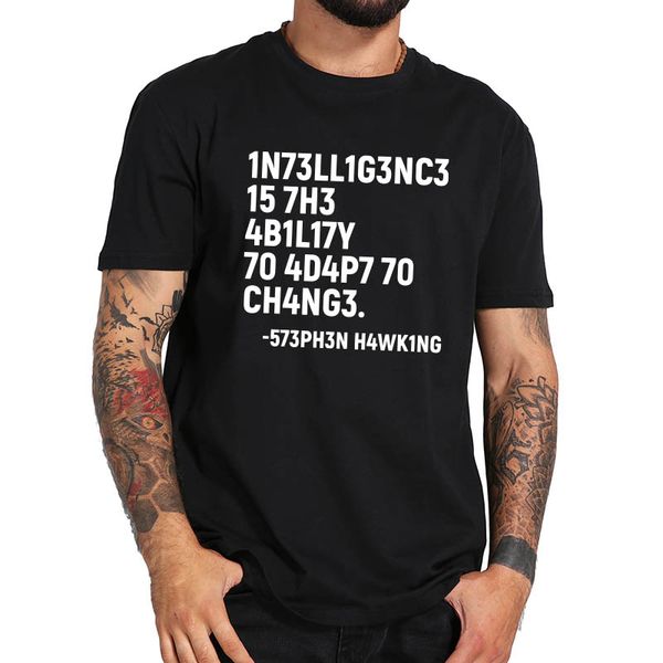ccccsportStephen Hawking T Shirt Intelligence Is The Ability To Adapt To Change Tshirt 100% Cotton Soft Tee Tops, Red
ccccsportStephen Hawking T Shirt Intelligence Is The Ability To Adapt To Change Tshirt 100% Cotton Soft Tee Tops, Red