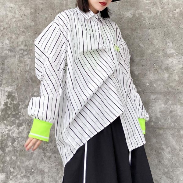 women's blouses & shirts xuxi chemise femme 2021 women shirt striped female design spring and autumn thin loose long sleeves retro ladi, White
women's blouses & shirts xuxi chemise femme 2021 women shirt striped female design spring and autumn thin loose long sleeves retro ladi, White
