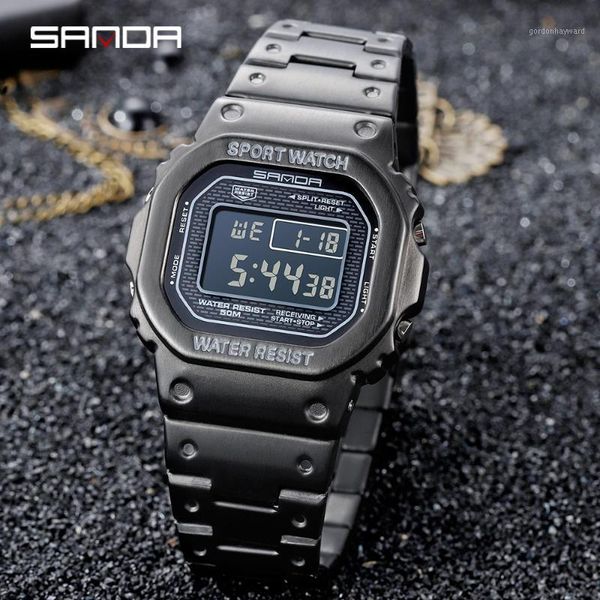 men's watch fashion digital military waterproof g-type sports male clock relogio masculino wristwatches, Slivery;brown 
men's watch fashion digital military waterproof g-type sports male clock relogio masculino wristwatches, Slivery;brown