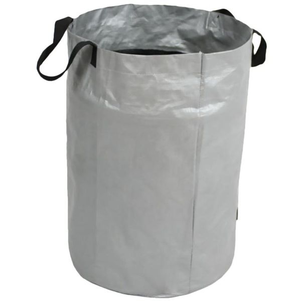 1pc 100l gardening storage bag fallen leaves holder large capacity garden pouch for vegetable fruit (silver black) planters & pots
1pc 100l gardening storage bag fallen leaves holder large capacity garden pouch for vegetable fruit (silver black) planters & pots
