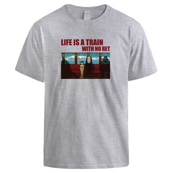 men's t-shirts no face man print short sleeve sweatshirts life is a train with ret t shirt men summer arrival streetwear casual top, White;black
men's t-shirts no face man print short sleeve sweatshirts life is a train with ret t shirt men summer arrival streetwear casual top, White;black
