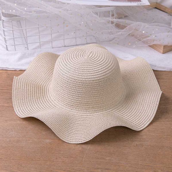 simple dome straw hat female summer sun sunscreen beach for beautiful girl wide brim hats, Blue;gray
simple dome straw hat female summer sun sunscreen beach for beautiful girl wide brim hats, Blue;gray