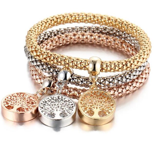 link, chain 3pcs/set fashion crystal key lock elastic charm bracelets for women gold color creative popcorn corn jewelry, Black
link, chain 3pcs/set fashion crystal key lock elastic charm bracelets for women gold color creative popcorn corn jewelry, Black
