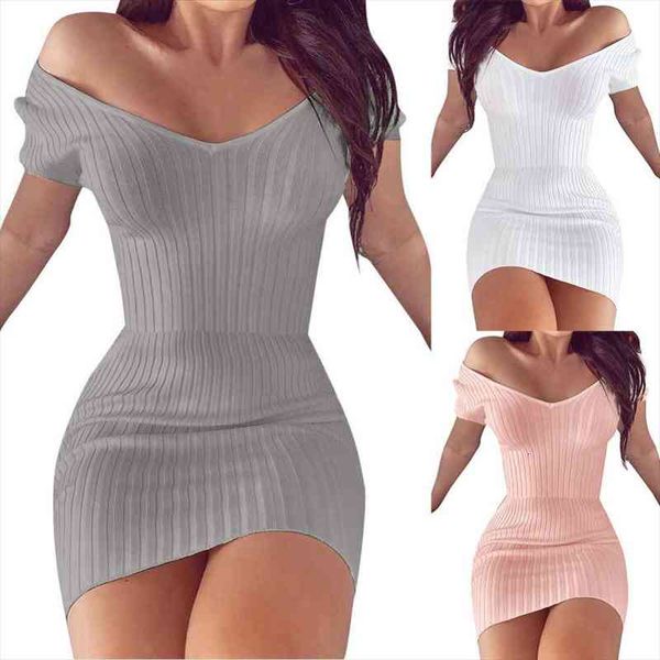 sales women v neck off shoulder short sleeve ribbed party mini bodycon dress, Black;gray
sales women v neck off shoulder short sleeve ribbed party mini bodycon dress, Black;gray