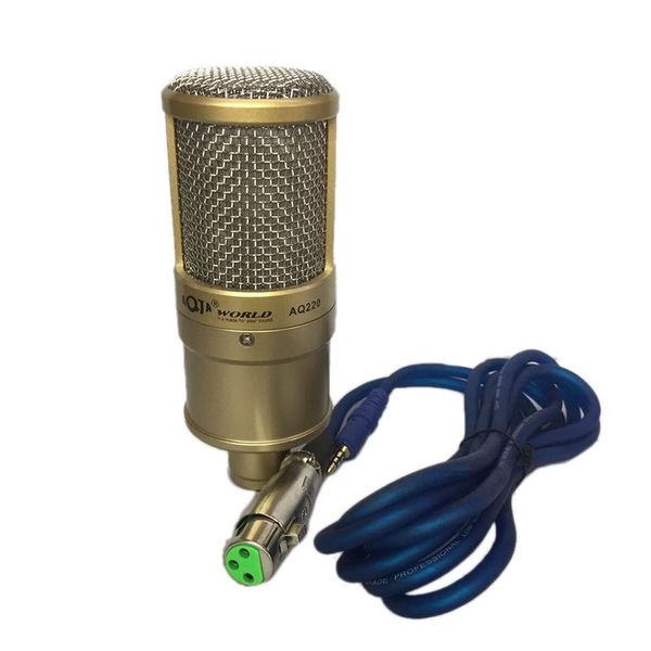 microphones aqta world aq-220 condenser microphone anchor k song shout wheat recording
microphones aqta world aq-220 condenser microphone anchor k song shout wheat recording