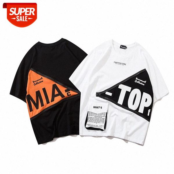 pocket decoration, color matching, hip-hop, mid-sleeved t-shirt, loose street style, handsome personality #rd7p, White;black
pocket decoration, color matching, hip-hop, mid-sleeved t-shirt, loose street style, handsome personality #rd7p, White;black