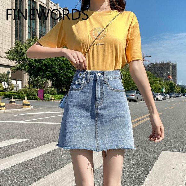skirts fiords small daisies embroidery denim skirt high waist vintage a line plus size jean for ladies faldas mujer, Black
skirts fiords small daisies embroidery denim skirt high waist vintage a line plus size jean for ladies faldas mujer, Black