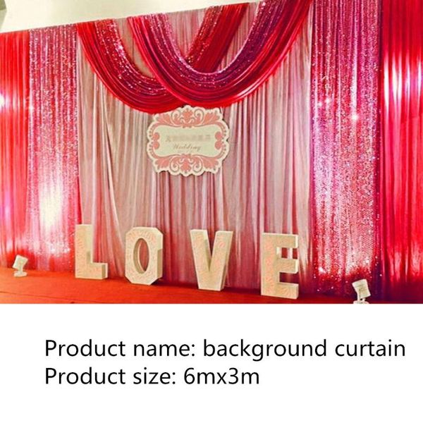 party decoration 3mx6 m ice silk 60d wedding stage backdrop curtain with sequin swags for pary decoratiions
party decoration 3mx6 m ice silk 60d wedding stage backdrop curtain with sequin swags for pary decoratiions