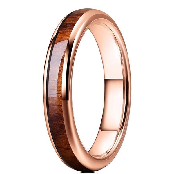 wedding rings fashion 4mm rose gold stainless steel ring for women men domed with koa wood inlay promise party jewelry, Slivery;golden
wedding rings fashion 4mm rose gold stainless steel ring for women men domed with koa wood inlay promise party jewelry, Slivery;golden