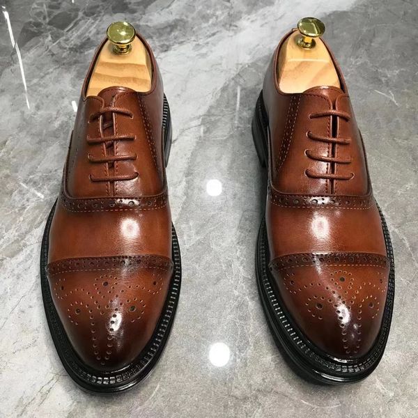 2022 new men dress shoes brogue style paty leather wedding shoes men flats leather oxfords formal shoes, Black
2022 new men dress shoes brogue style paty leather wedding shoes men flats leather oxfords formal shoes, Black