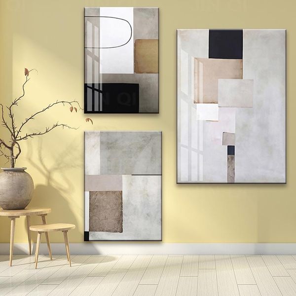 paintings modern minimalist wall art canvas painting abstract warm color block line poster print picture for living room decor
paintings modern minimalist wall art canvas painting abstract warm color block line poster print picture for living room decor