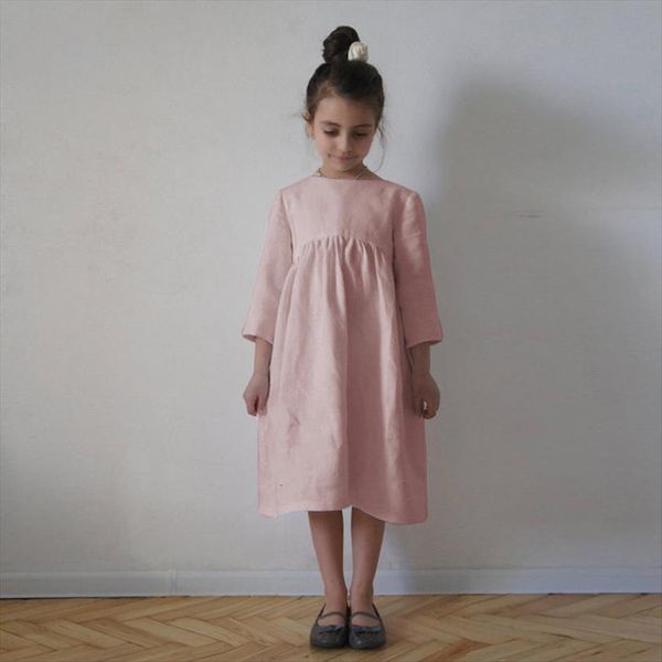 childrens bow tie cotton and girl dresses linen spring autumn solid color girls three quarter sleeve tz43, Red;yellow
childrens bow tie cotton and girl dresses linen spring autumn solid color girls three quarter sleeve tz43, Red;yellow