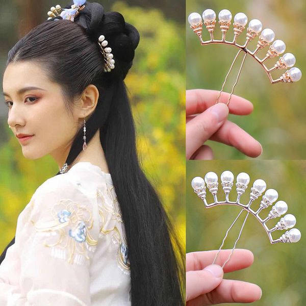 Women U-shaped Pin Metal Barrette Clip Hairpins Simulated Pearl Bridal Tiara Hair Accessories Wedding Hairstyle Design Tools
Women U-shaped Pin Metal Barrette Clip Hairpins Simulated Pearl Bridal Tiara Hair Accessories Wedding Hairstyle Design Tools