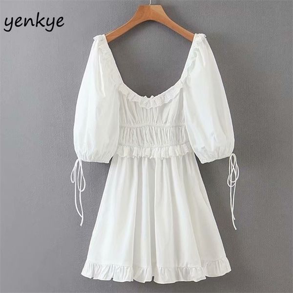 lace trims elegant white dress women lantern sleeve square neck a-line mini summer party dresses short vestido ljpz9268 210323, Black;gray
lace trims elegant white dress women lantern sleeve square neck a-line mini summer party dresses short vestido ljpz9268 210323, Black;gray