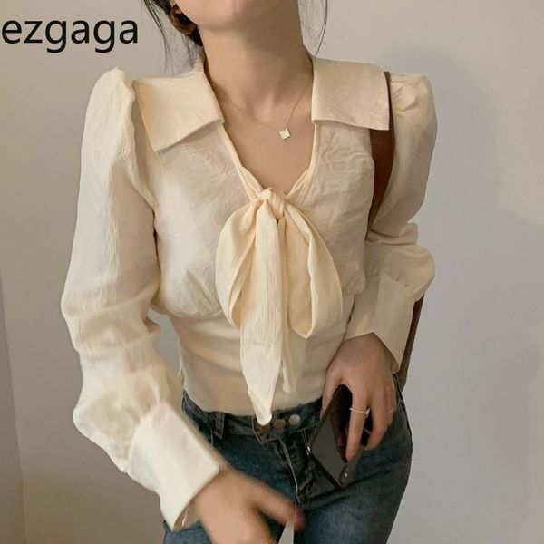 ezgaaga vintage shirts women turn-down collar lace up bowknot office lady elegant long sleeve ruched stretch ladies fashion 210430, White
ezgaaga vintage shirts women turn-down collar lace up bowknot office lady elegant long sleeve ruched stretch ladies fashion 210430, White