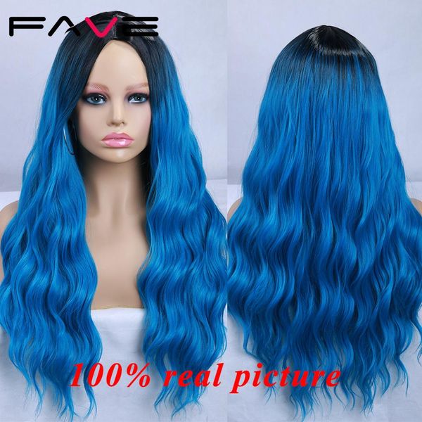 ombre black blue blonde long wavy natural wave wigs cosplay synthetic hair heat resistant fiber wig for black white womenfactory direct
ombre black blue blonde long wavy natural wave wigs cosplay synthetic hair heat resistant fiber wig for black white womenfactory direct