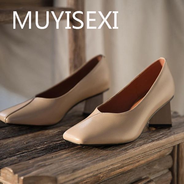 women pumps 5.5cm high heels square toe genuine leather slip on office ladies shoes white apricot beige plus size quj04 muyisexi dress, Black
women pumps 5.5cm high heels square toe genuine leather slip on office ladies shoes white apricot beige plus size quj04 muyisexi dress, Black