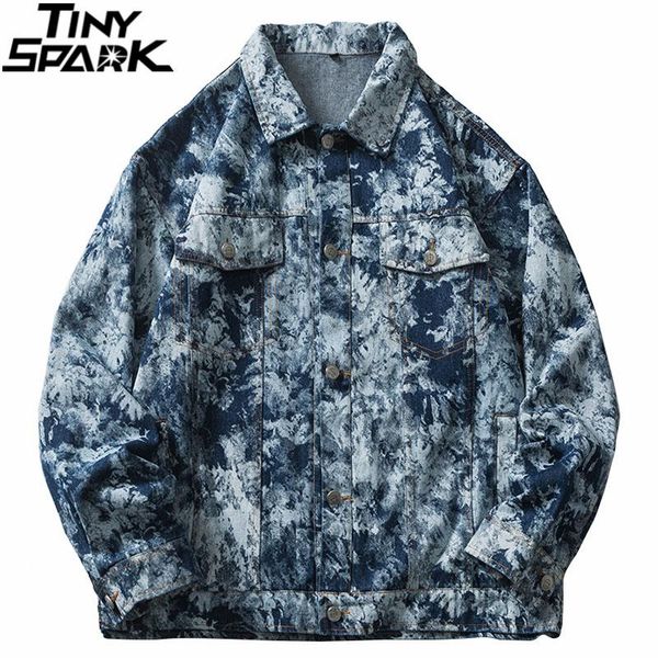 men's jackets men hip hop streetwear denim jacket tie dye coat 2021 autumn harajuku cotton casual outwear button, Black;brown
men's jackets men hip hop streetwear denim jacket tie dye coat 2021 autumn harajuku cotton casual outwear button, Black;brown