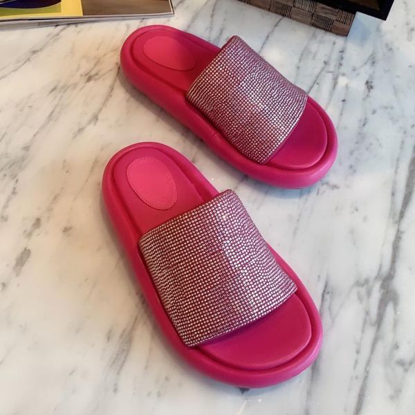 bling diamond women sandals round toe non-slip soft summer flat man beach brand design indoor slippers, Black
bling diamond women sandals round toe non-slip soft summer flat man beach brand design indoor slippers, Black