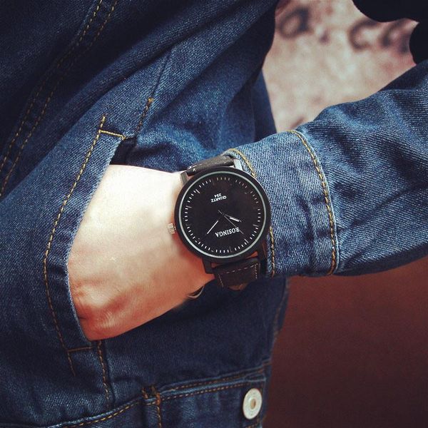 wristwatches watch fashion round steel case men women leather quartz analog wrist bracelet para mujer zegarki damskie smart clock, Slivery;brown
wristwatches watch fashion round steel case men women leather quartz analog wrist bracelet para mujer zegarki damskie smart clock, Slivery;brown