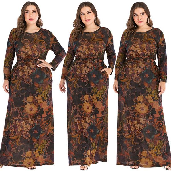 ethnic clothing plus size abaya muslim long sleeve maxi dress floral printed islamic cocktail kaftan arab robe caftan dubai middle east, Red
ethnic clothing plus size abaya muslim long sleeve maxi dress floral printed islamic cocktail kaftan arab robe caftan dubai middle east, Red
