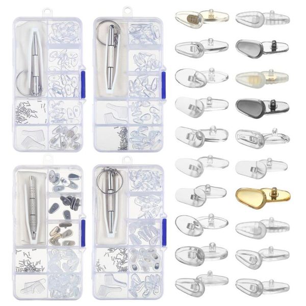 sunglasses frames universal push-in anti-slip repair tool eyewear accessories glasses nosepads eye care tools silicone nose pads, Silver
sunglasses frames universal push-in anti-slip repair tool eyewear accessories glasses nosepads eye care tools silicone nose pads, Silver