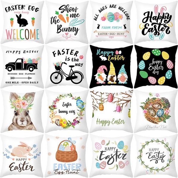cushion/decorative pillow easter pillowcase custom nordic sofa cushion egg print office cover
cushion/decorative pillow easter pillowcase custom nordic sofa cushion egg print office cover