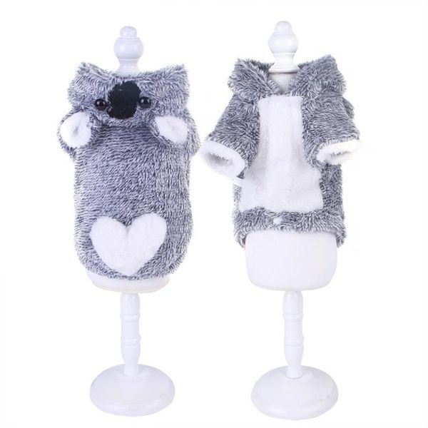 dog apparel pet hoodies lovely coral velvet gray koala modeling changing clothes plush warm two feet small medium size
dog apparel pet hoodies lovely coral velvet gray koala modeling changing clothes plush warm two feet small medium size