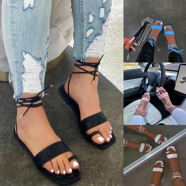 slippers 2021 summer women square headgear toe ring strap roman sandals female large size flat outer sandals/ms, Black
slippers 2021 summer women square headgear toe ring strap roman sandals female large size flat outer sandals/ms, Black