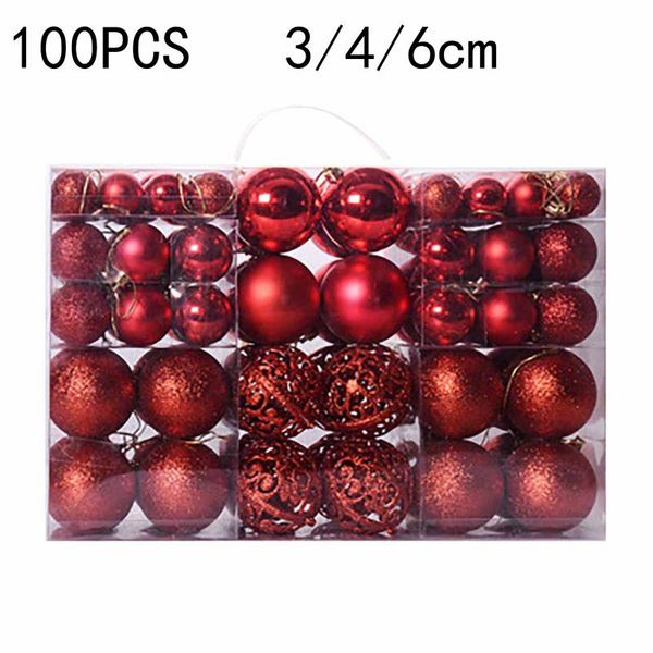 party decoration 100pcs red gold christmas ball tree home decor 3cm/4cm/6cm matte mirror glitter glaze base pendant rop oranment
party decoration 100pcs red gold christmas ball tree home decor 3cm/4cm/6cm matte mirror glitter glaze base pendant rop oranment