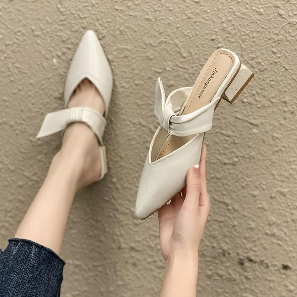 pointed toe slippers soft low shoes woman 2021 pantofle square heel luxury slides platform comfort cover block designer, Black
pointed toe slippers soft low shoes woman 2021 pantofle square heel luxury slides platform comfort cover block designer, Black