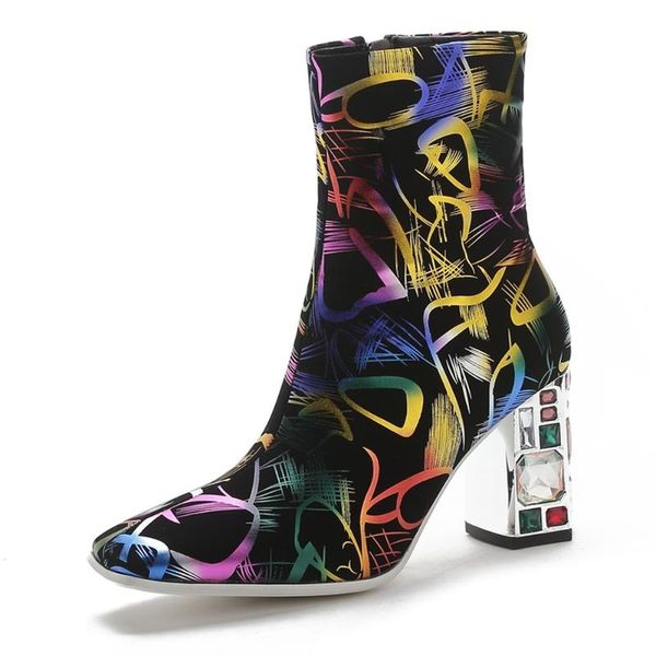 boots us4-13 womens square toe shiny printed match colors ankle diamond block heel leather shoes winter warm plus size, Black
boots us4-13 womens square toe shiny printed match colors ankle diamond block heel leather shoes winter warm plus size, Black