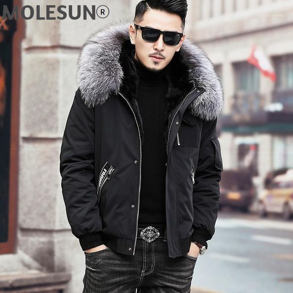men's leather & faux akoosun 2021 parka real fur coat witner jacket men natural mink liner raccoon dog collar warm erkekler parkas 19-1, Black
men's leather & faux akoosun 2021 parka real fur coat witner jacket men natural mink liner raccoon dog collar warm erkekler parkas 19-1, Black