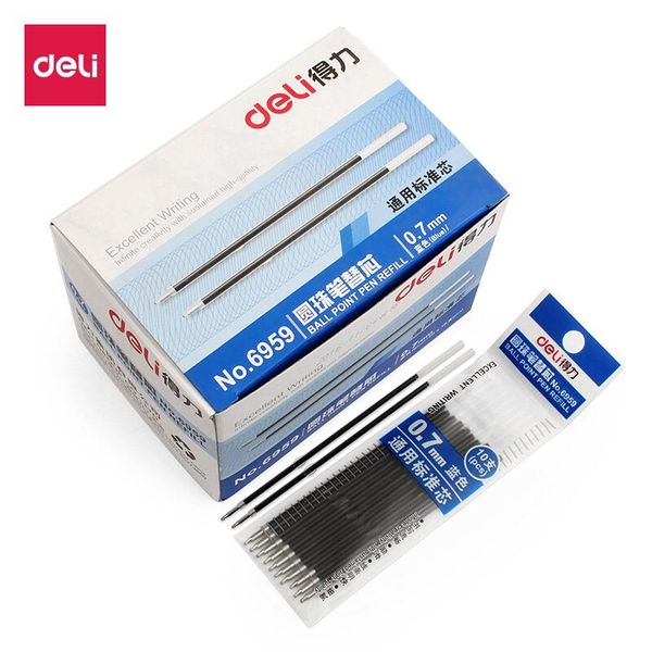 ballpoint pens deli 10pcs/pack pen refill blue black red retractable 0.7mm business office supplies 6959 press, Blue;orange
ballpoint pens deli 10pcs/pack pen refill blue black red retractable 0.7mm business office supplies 6959 press, Blue;orange