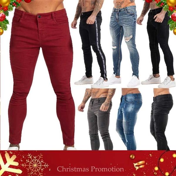 gingtto jeans for men pants elastic waist skinny mens stretch ripped streetwear denim blue 211111
gingtto jeans for men pants elastic waist skinny mens stretch ripped streetwear denim blue 211111