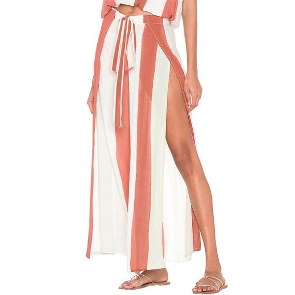 women's pants & capris women summer pantalon femme casual streetwear elegant striped split high waisted belted flowy wide leg y621, Black;white
women's pants & capris women summer pantalon femme casual streetwear elegant striped split high waisted belted flowy wide leg y621, Black;white