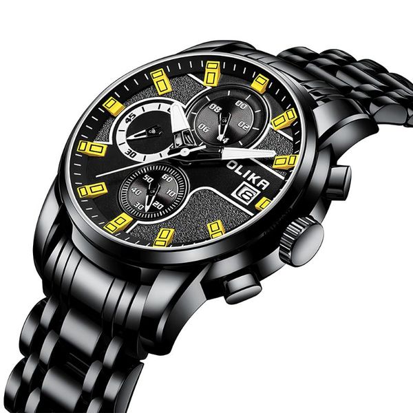Luxury Clocks Men Watch Top Brand Business Quartz Wristwatch Fashion Gold Steel Waterproof Automatic Calendar Masculino Designer Wristwatche, Slivery;brown
Luxury Clocks Men Watch Top Brand Business Quartz Wristwatch Fashion Gold Steel Waterproof Automatic Calendar Masculino Designer Wristwatche, Slivery;brown